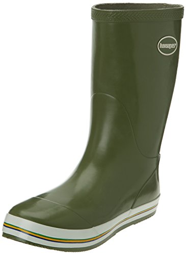 Havaianas Aqua Rain Boots, Botas Mujer, Verde (Dark Khaki), 36 EU