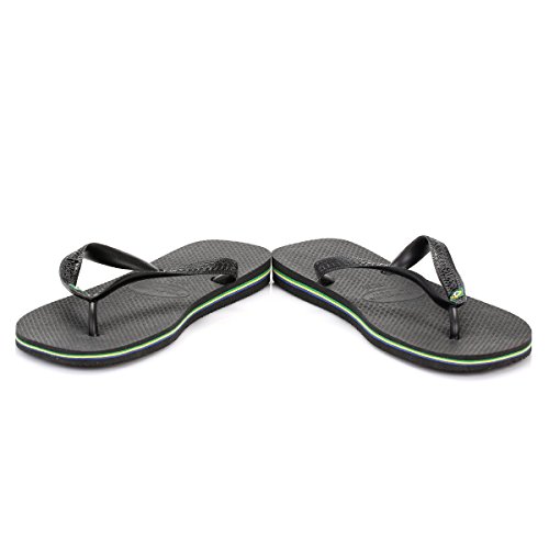 Havaianas Brasil, Chanclas Unisex Adulto, Negro (Black), 43/44 EU