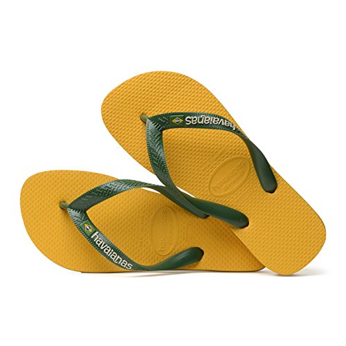 Havaianas Brasil Logo Chanclas Unisex adulto, Amarillo (Banana Yellow), 41/42 EU