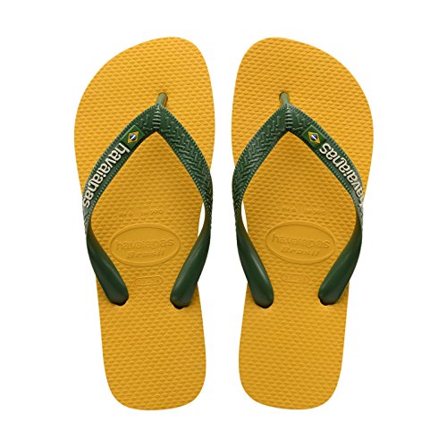 Havaianas Brasil Logo Chanclas Unisex adulto, Amarillo (Banana Yellow), 41/42 EU