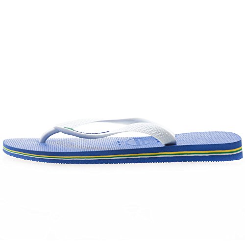 Havaianas Brasil Logo, Chanclas Unisex Adulto, Azul (Marine Blue), 43/44 EU
