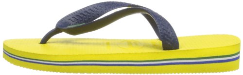 Havaianas Brasil Logo, Chanclas Unisex niños, Amarillo (Citrus Yellow), 23/24