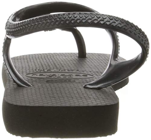 Havaianas Flash Urban Plus, Sandalias de Talón Abierto Mujer, Negro (Black 0090), 37/38