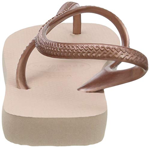 Havaianas Flash Urban, Sandalias Planas Mujer, Ballet Rosa Dorado, 41/42
