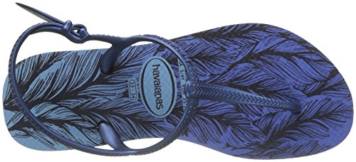 Havaianas Freedom Print, Sandalias Mujer, Azul (Lavender Blue), 33/34 EU