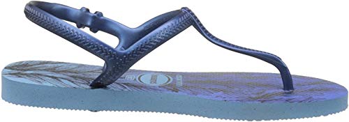 Havaianas Freedom Print, Sandalias Mujer, Azul (Lavender Blue), 33/34 EU