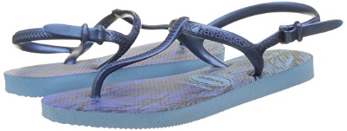 Havaianas Freedom Print, Sandalias Mujer, Azul (Lavender Blue), 33/34 EU