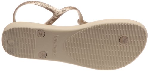 Havaianas Freedom, Sandalias Mujer, Dorado (Sand Grey/Light Golden), 41/42 EU