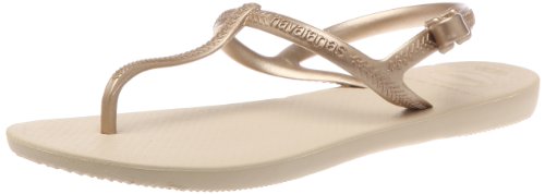 Havaianas Freedom, Sandalias Mujer, Dorado (Sand Grey/Light Golden), 41/42 EU