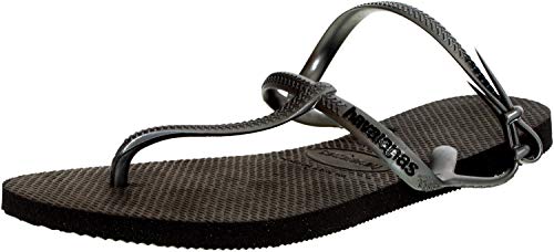 Havaianas Freedom, Sandalias para Mujer, Negro (Black), 37/38 EU