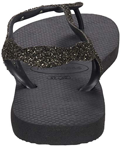 Havaianas HAV Luna Premium, Sandalia Mujer, Negro (White/Black), 37 EU