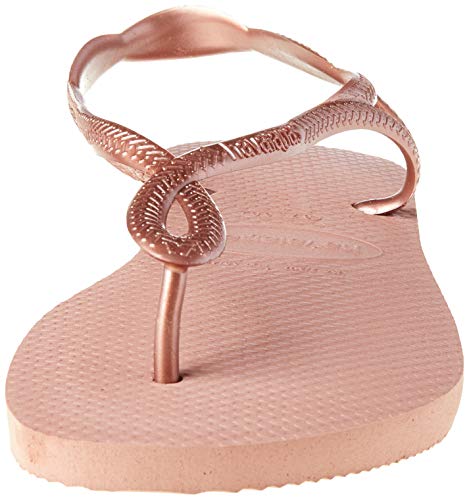 Havaianas Luna, Sandalias de Talón Abierto para Mujer, Rosa (Crocus Rose 3544), 37/38 EU