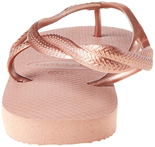 Havaianas Luna, Sandalias de Talón Abierto para Mujer, Rosa (Crocus Rose 3544), 37/38 EU