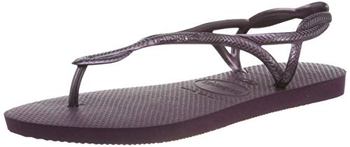 Havaianas Luna, Sandalias para Mujer, Morado (Aubergine), 33/34 EU