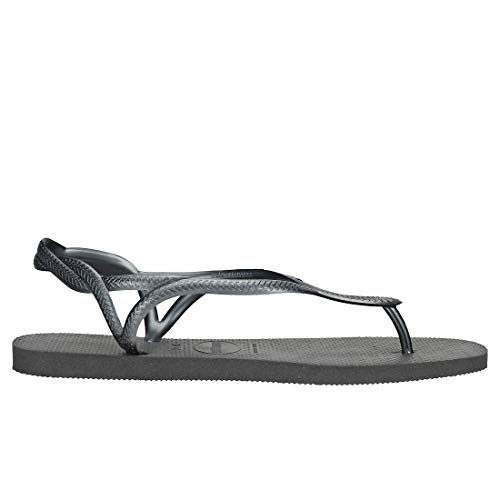 Havaianas Luna, Sandalias para Mujer, Negro (Black), 37/38 EU