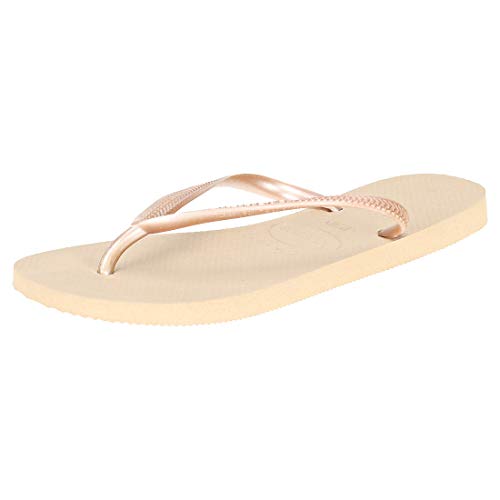 Havaianas Slim, Chanclas Mujer, Marrón (Rose Gold), 39/40