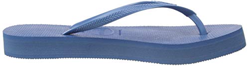 Havaianas Slim Flatform, Chanclas para Mujer, Azul (Blue 0057), 37/38 EU