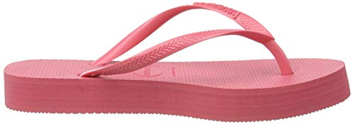 Havaianas Slim Flatform, Chanclas para Mujer, Rosa (Pink Porcelain 7600), 39/40 EU