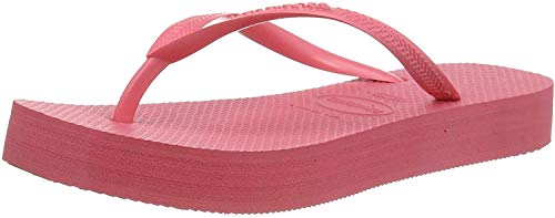 Havaianas Slim Flatform, Chanclas para Mujer, Rosa (Pink Porcelain 7600), 39/40 EU