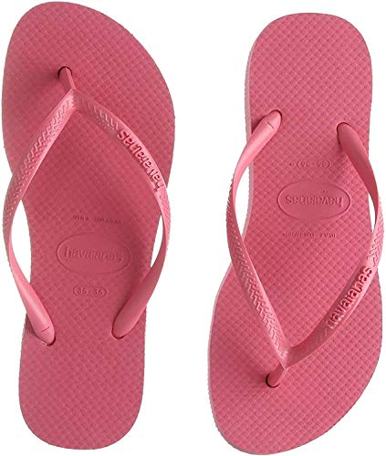 Havaianas Slim Flatform, Chanclas para Mujer, Rosa (Pink Porcelain 7600), 39/40 EU