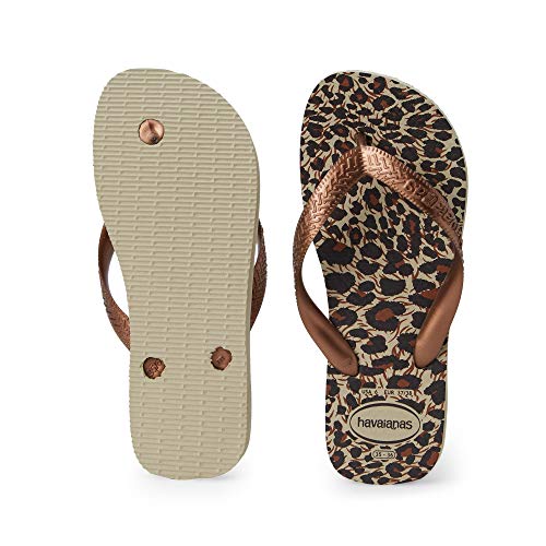 Havaianas Top Animals, Chanclas Mujer, Multicolor (Sand Grey/Dark Cooper 9413), 37/38 EU