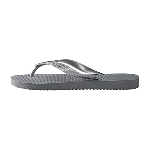 Havaianas Top Tiras, Chanclas para Mujer, Plateado (Steel Gris), 35/36 EU