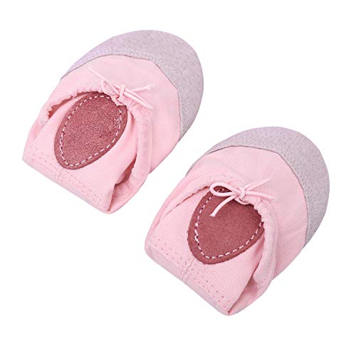 Hawiton Zapatillas de Ballet niña, para 4-7 años,clásico Elástico Canvas Calzado de Danza Elástico Profesionale Cabeza Redonda Zapatos Split de Baile y Gimnasia