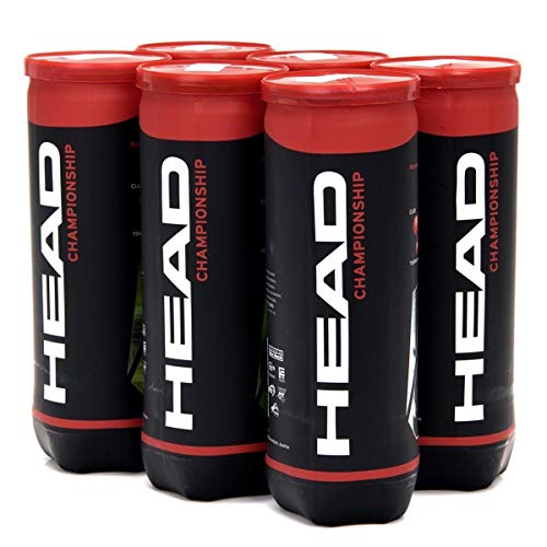 Head Championship Pelotas Bote, Unisex, Amarillo, Talla Única, 3 bolas