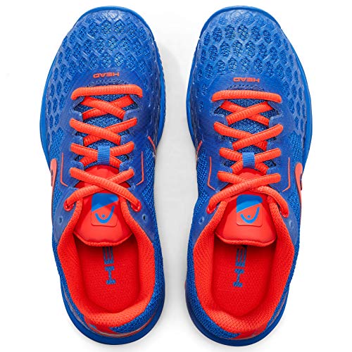 Head Revolt Pro 3.0 Jnr, Zapatillas de Tenis Unisex Adulto, Azul (Royal/Neon Red Ronr), 37.5 EU