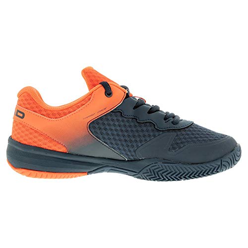 Head Sprint 3.0 Jnr, Zapatillas de Tenis Unisex Adulto, Azul (Midnight Navy/Neon Red Mnnr), 37 EU
