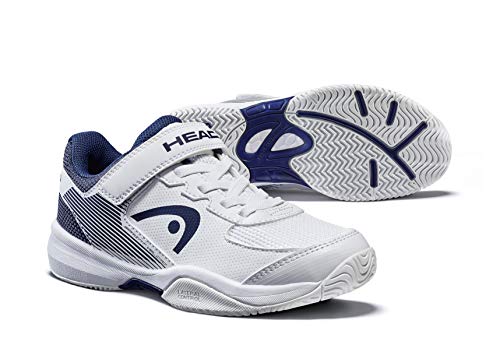 Head Sprint Velcro 3.0 Jnr, Zapatillas de Tenis Unisex Niños, Blanco (White/Midnight Navy Whmn), 33 EU