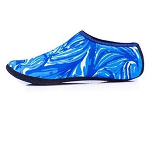 HehiFRlark Hombre Mujer Zapatos para el Agua Zapatos para Nadar Zapatos para la Playa Aqua Calcetines Deportivos Junto al mar Azul