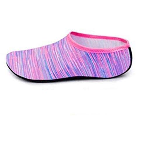 HehiFRlark Hombres Mujeres Zapatos de Agua Zapatos de natación Zapatos de Playa de Aguamarina Calcetines Deportivos de Playa Morado