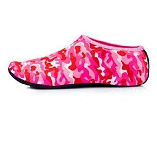 HehiFRlark Hombres Mujeres Zapatos de Agua Zapatos de natación Zapatos de Playa de Aguamarina Calcetines Deportivos de Playa Rojo