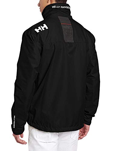 Helly Hansen Crew Midlayer Chaqueta deportiva impermeable, Hombre, Negro (Black 990), S