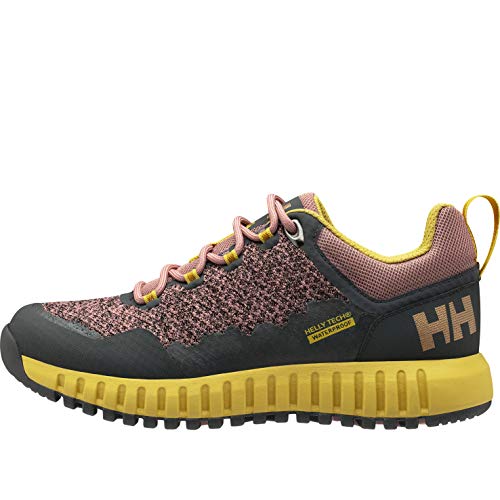 Helly Hansen W Vanir Hegira HT, Zapatillas de Senderismo Mujer, Multicolor (Ash Rose/Ebony/Field Yellow 096), 37 EU