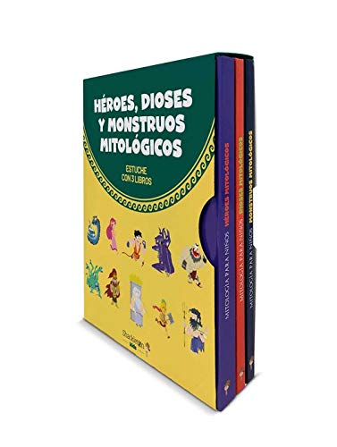 Héroes, dioses y monstruos mitológicos: Estuche con tres libros (Mitología para niños)