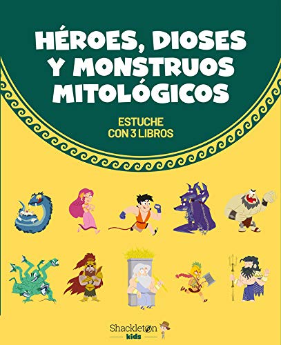 Héroes, dioses y monstruos mitológicos: Estuche con tres libros (Mitología para niños)