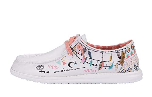 hey dude Mujeres Zapatos Planos Star White Blanco, (Star White) 12141-0165 | 39 EU Star White
