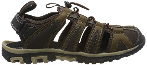 Hi-Tec Cove Breeze, Sandalias Punta Cerrada Hombre, Marrón (Chocolate/Brown/Burnt Orange 41), 44 EU
