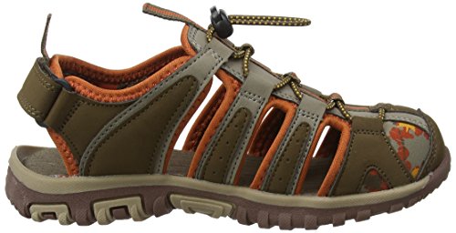 Hi-Tec Cove Jr, Sandalias de Senderismo Unisex Adulto, Marrón (Brown/Cinnamon/Core Gold), 38 EU