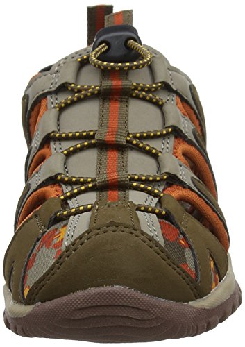 Hi-Tec Cove Jr, Sandalias de Senderismo Unisex Adulto, Marrón (Brown/Cinnamon/Core Gold), 38 EU