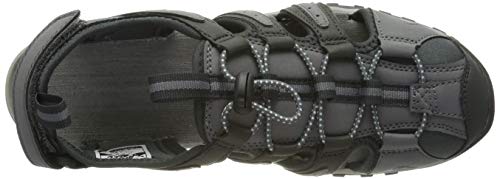 Hi-Tec Cove, Sandalias con Punta Cerrada Mujer, Gris Gris Gris Carbón Sprout 91, 37 EU