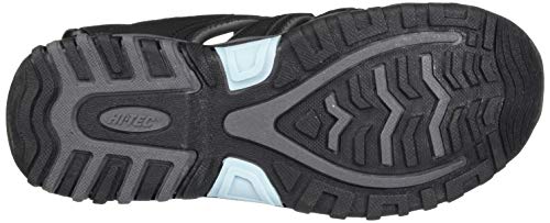 Hi-Tec Cove Womens, Sandalias Deportivas Mujer, Negro (Black/Forget Me Not 023), 42 EU