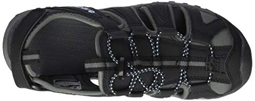 Hi-Tec Cove Womens, Sandalias Deportivas Mujer, Negro (Black/Forget Me Not 023), 42 EU