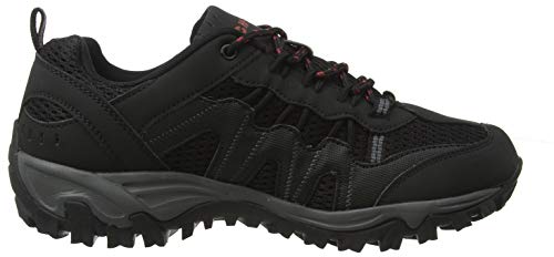 Hi-Tec Jaguar, Zapatillas de Senderismo Hombre, Negro (Black/Picante 21), 41 EU