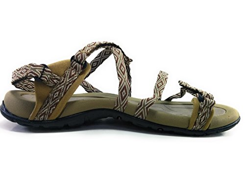 Hi-Tec Santorini Strap Sandalias para Mujer (38, Marron)