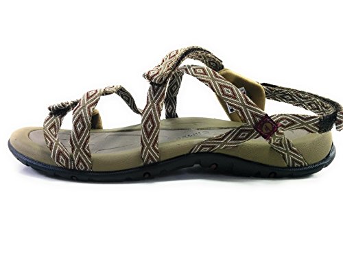 Hi-Tec Santorini Strap Sandalias para Mujer (38, Marron)