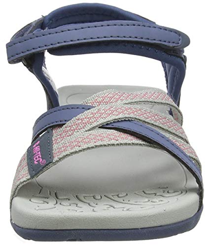 Hi-Tec Savanna II, Sandalia con Pulsera Mujer, Azul (Flint Stone/Cool Grey 51), 39 EU