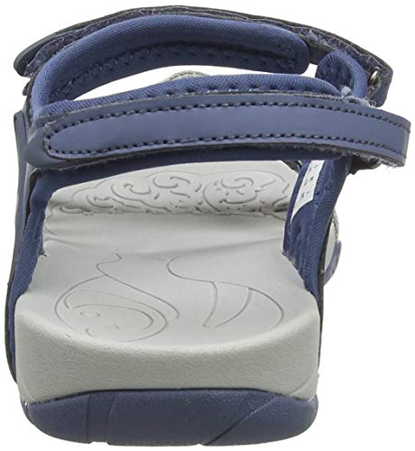 Hi-Tec Savanna II, Sandalia con Pulsera Mujer, Azul (Flint Stone/Cool Grey 51), 39 EU